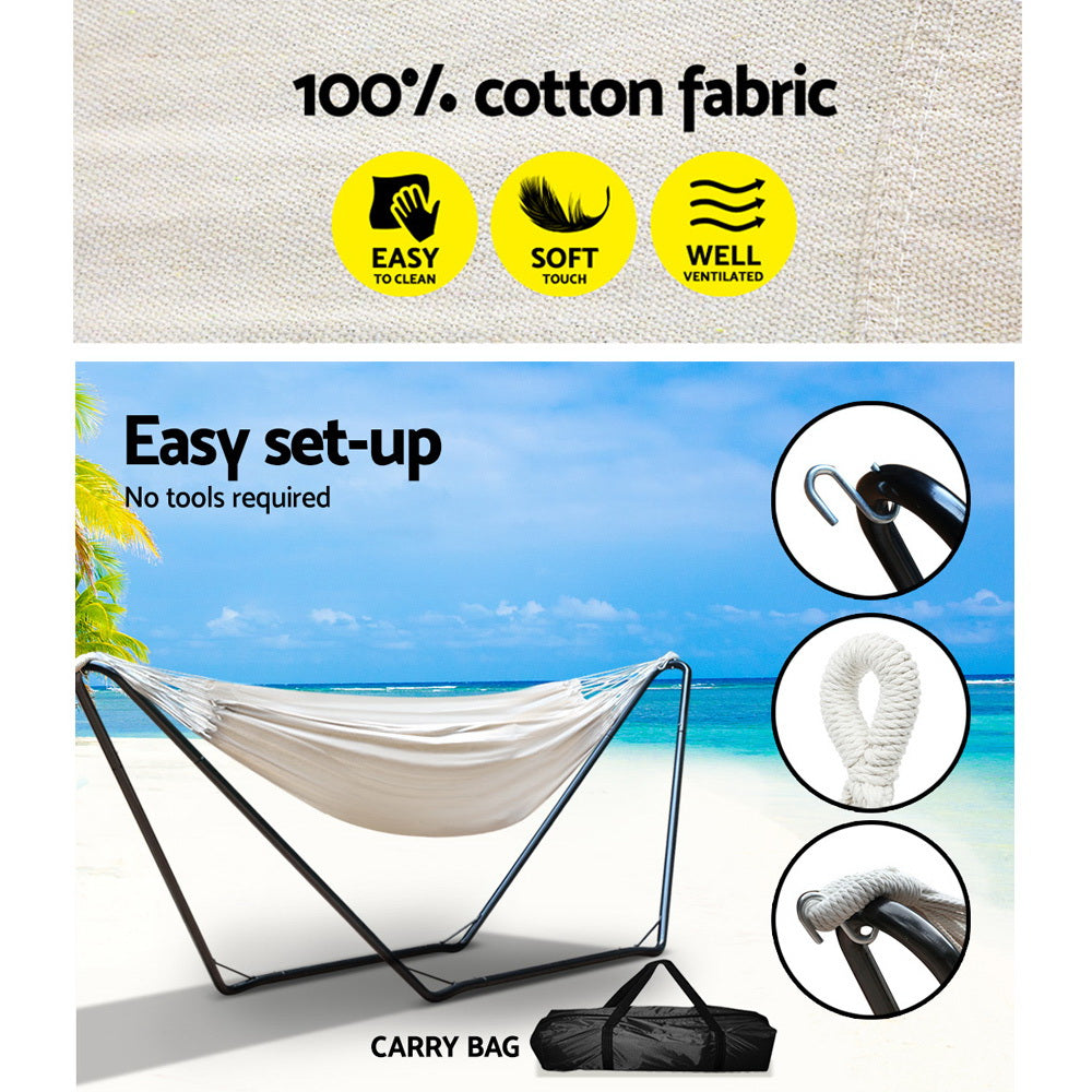 Clara Hammock with Steel Frame Stand
