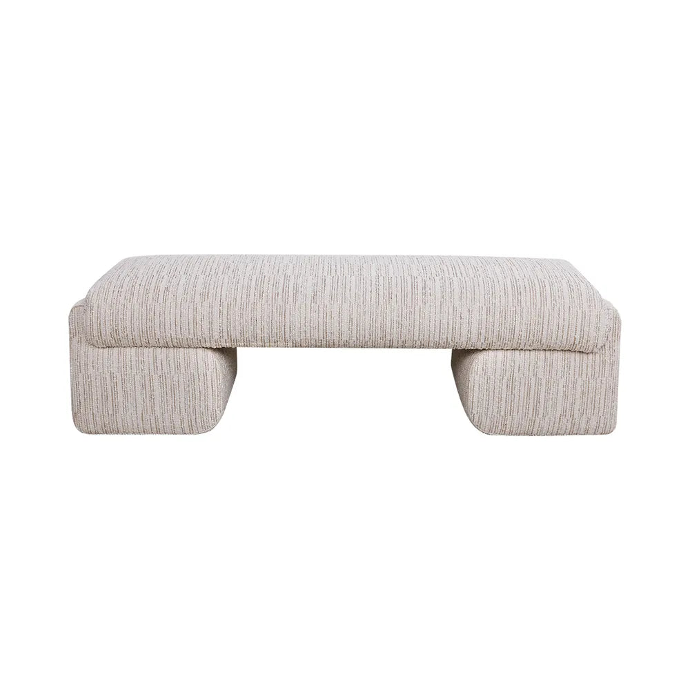 Cairo Bench Ottoman - Ivory Weave