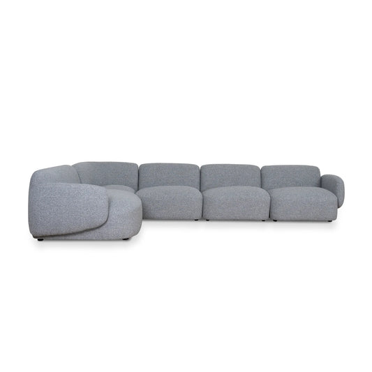 Nimbus Left Chaise Modular Sofa - Glacier Grey