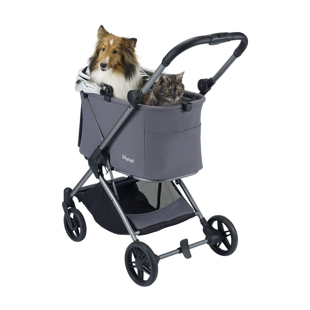 Ibiyaya Maxi Deep Carriage Pet Stroller - Grey