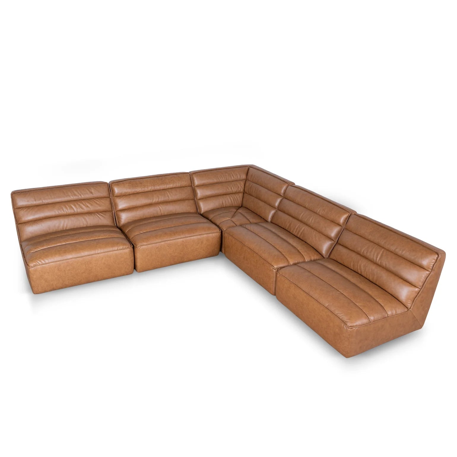 Brown modular Sofa