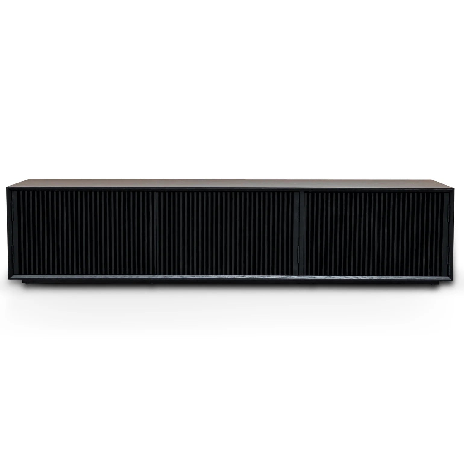 Black Veneer 2m Entertainment TV Unit