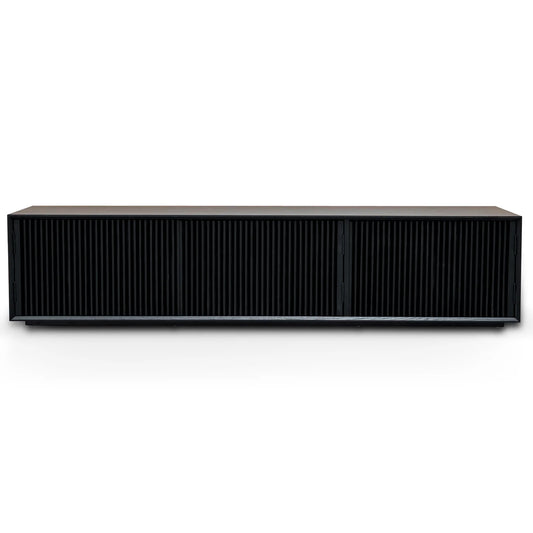 Black Veneer 2m Entertainment TV Unit