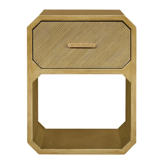 Anderson Bedside Table - Small Antique Gold