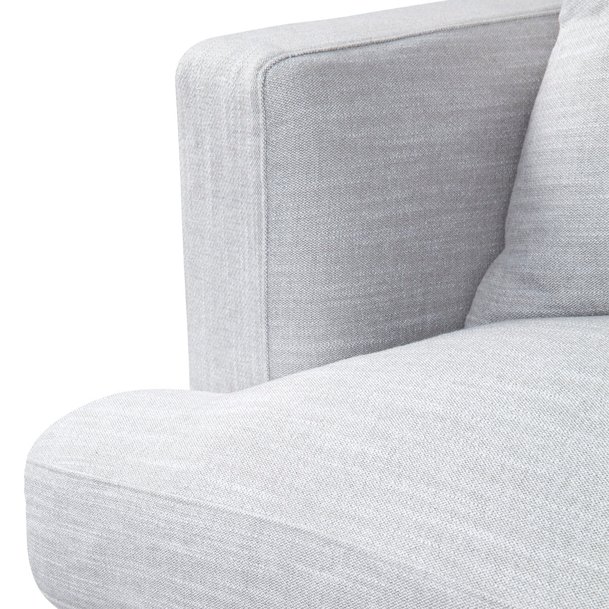 Birkshire 3 Seater Slip Cover Sofa - Grey Linen -
