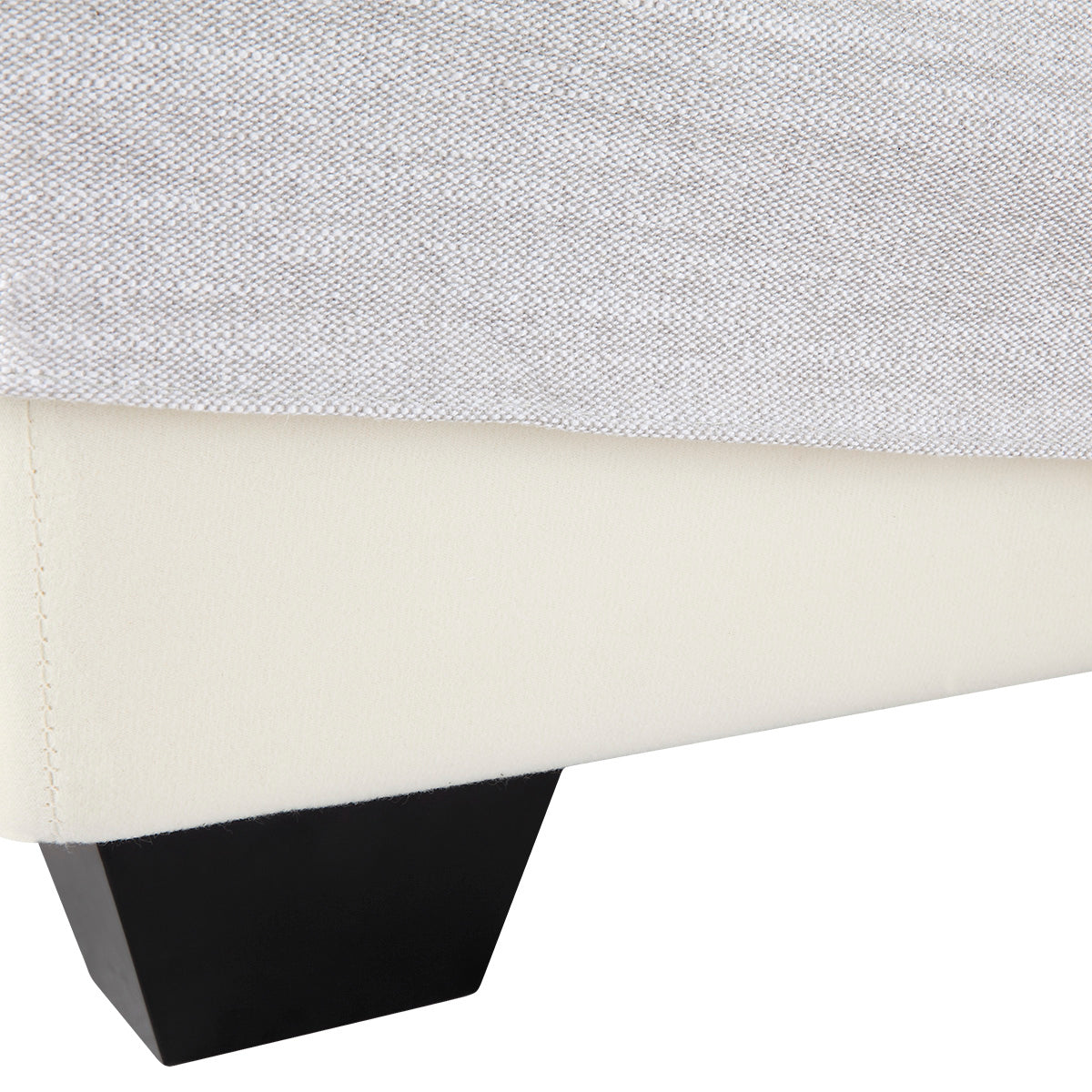 Birkshire 3 Seater Slip Cover Sofa - Grey Linen -