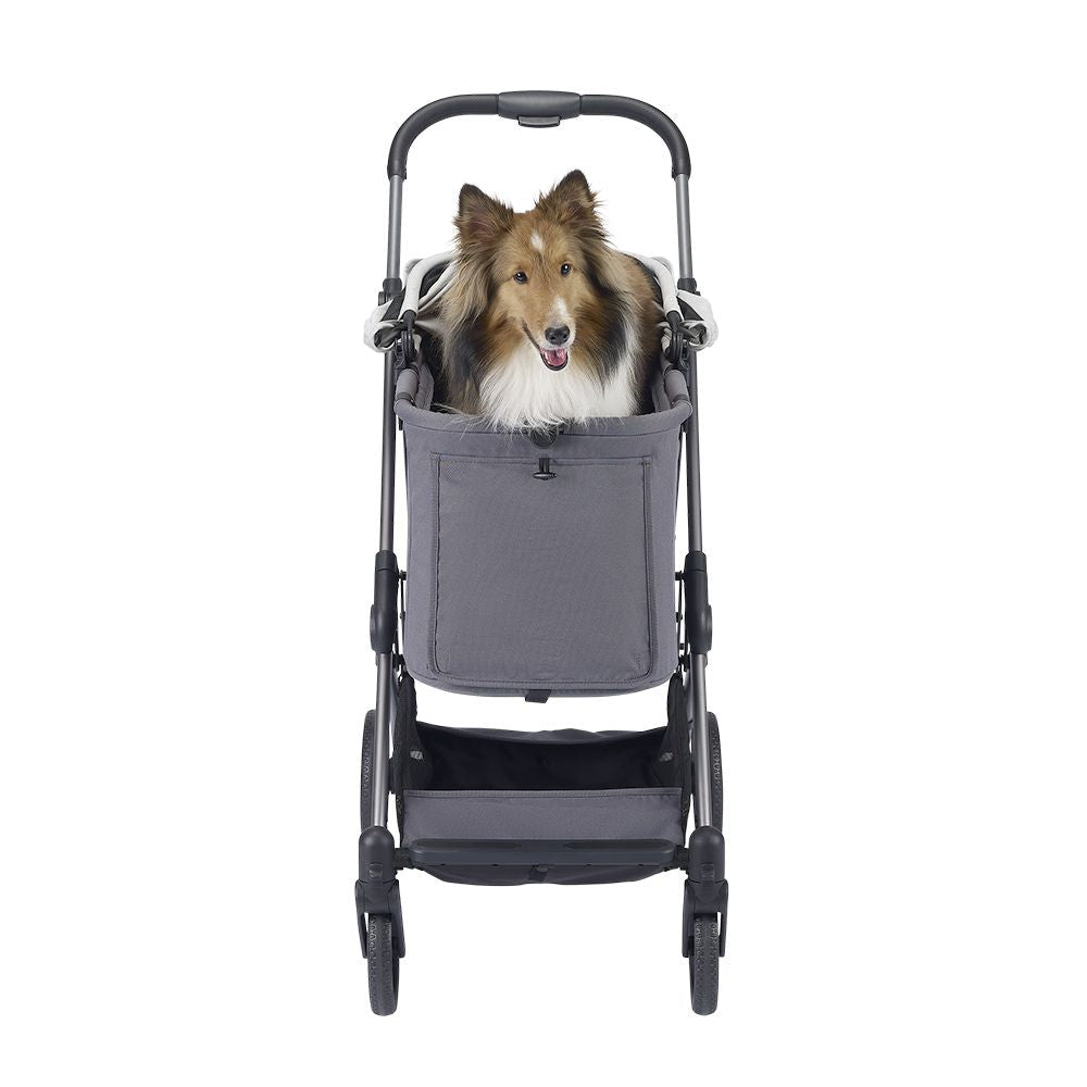 Ibiyaya Maxi Deep Carriage Pet Stroller - Grey