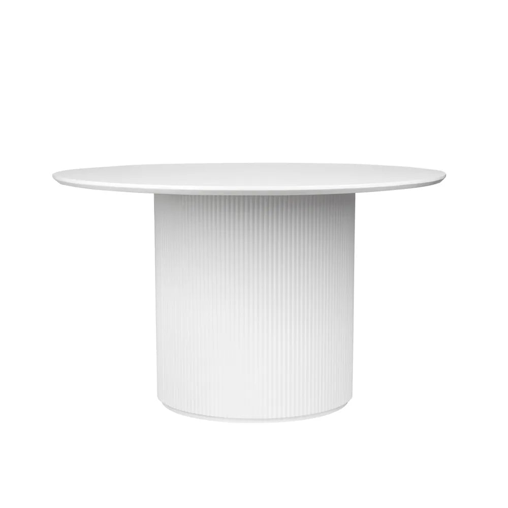 Arlo Round Dining Table - 1.2m White