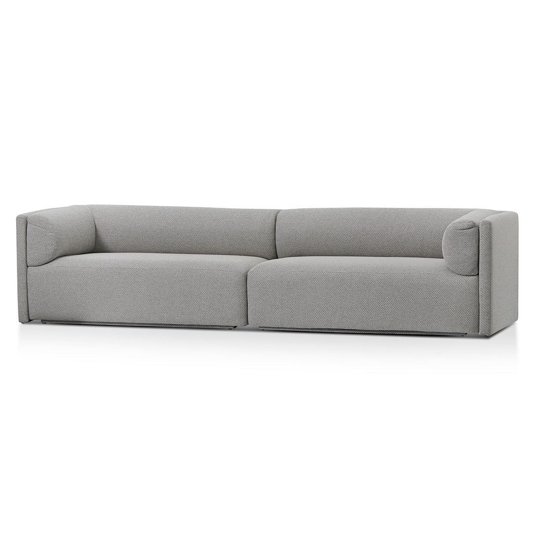 Zeus 4 Seater Fabric Sofa - Grey