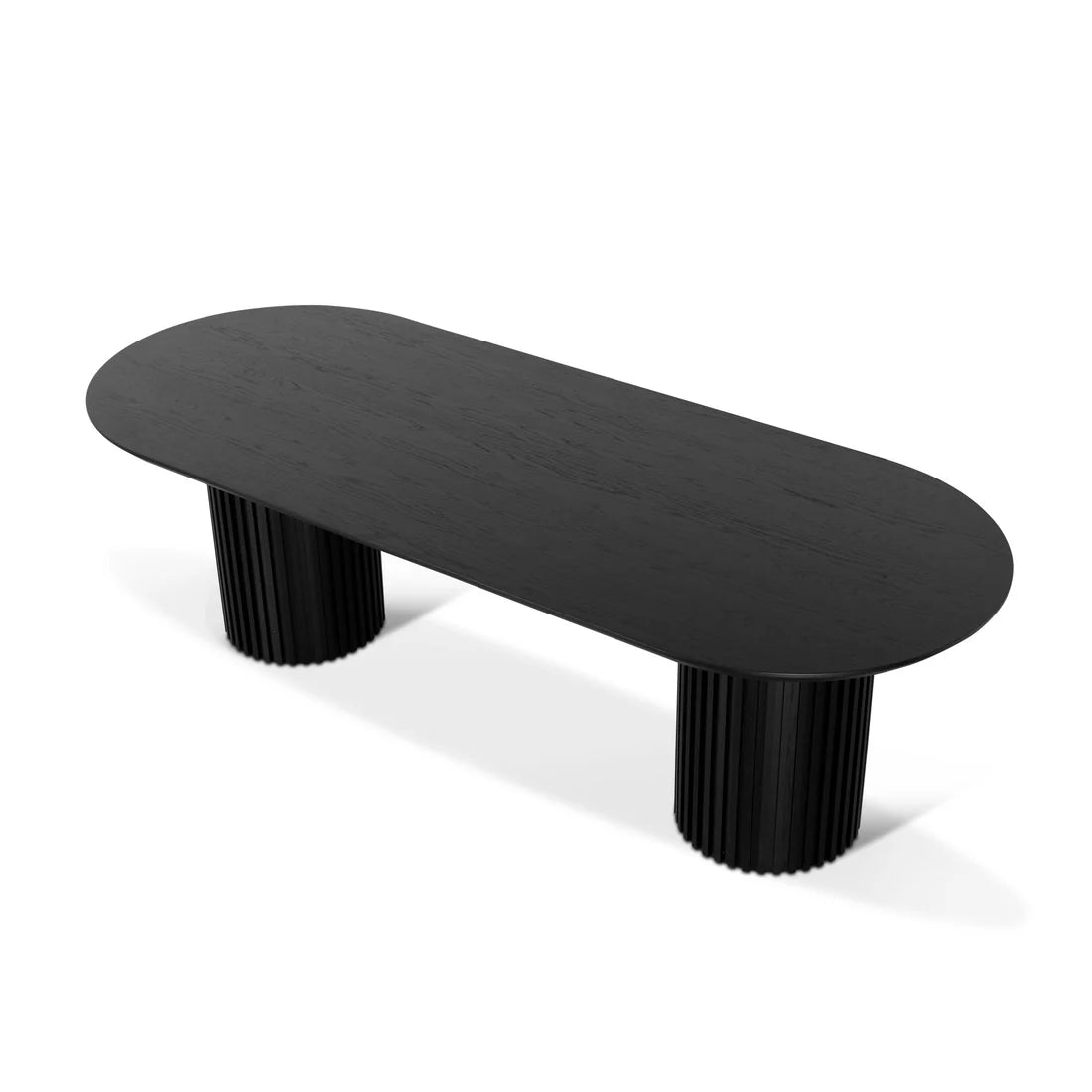 Martin 2.5m Wooden Dining Table - Black