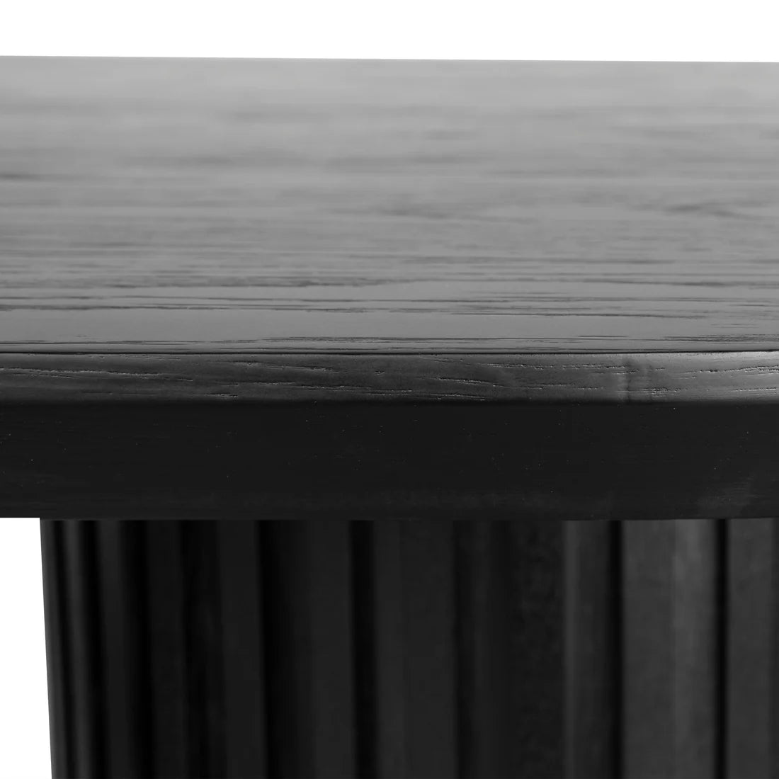 Martin 2.5m Wooden Dining Table - Black