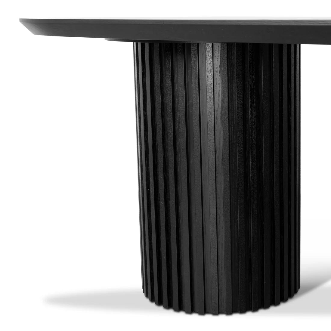 Martin 2.5m Wooden Dining Table - Black