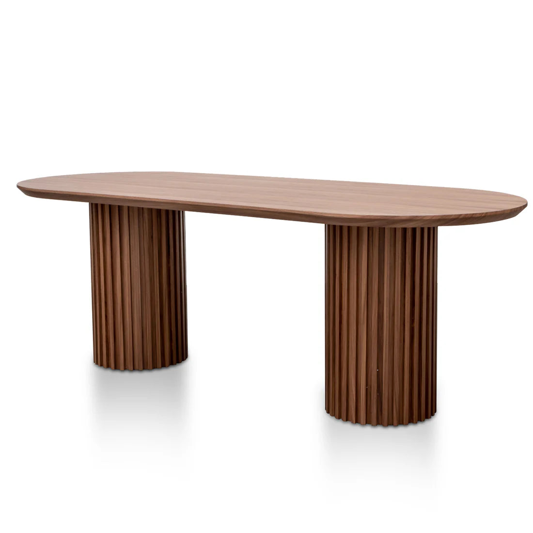 Martin 2.5m Wooden Dining Table - Walnut