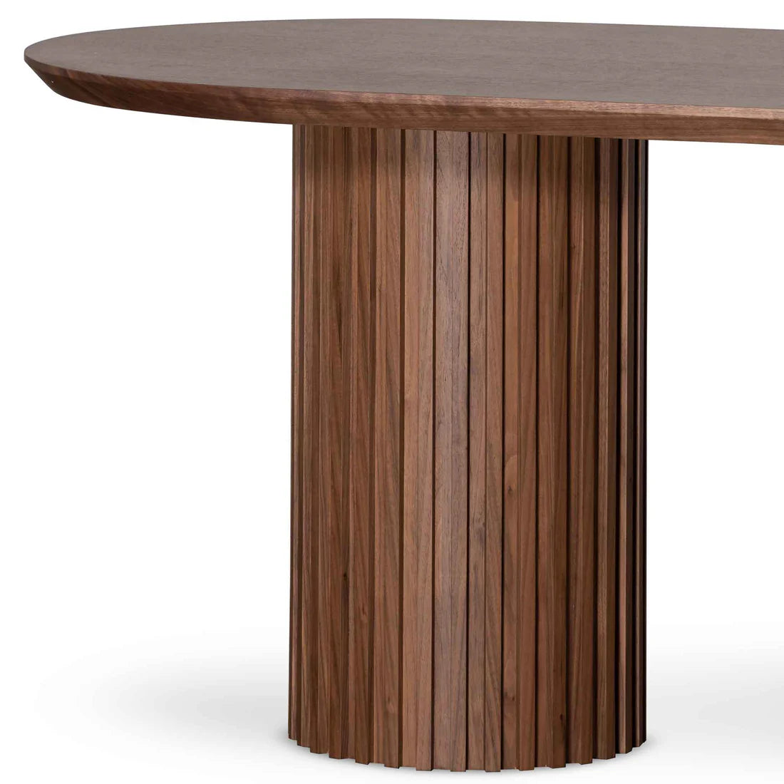 Martin 2.5m Wooden Dining Table - Walnut