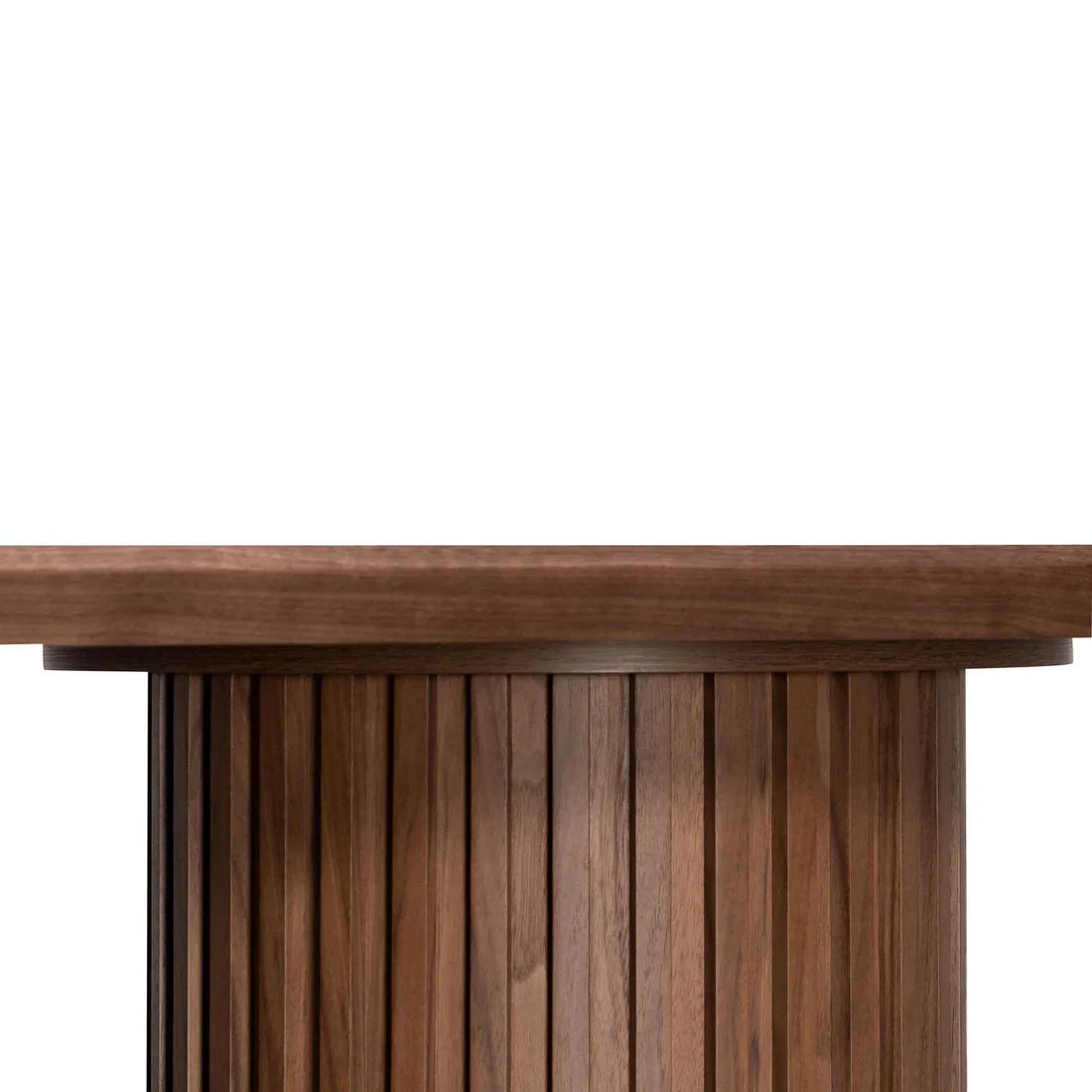 Martin 2.5m Wooden Dining Table - Walnut