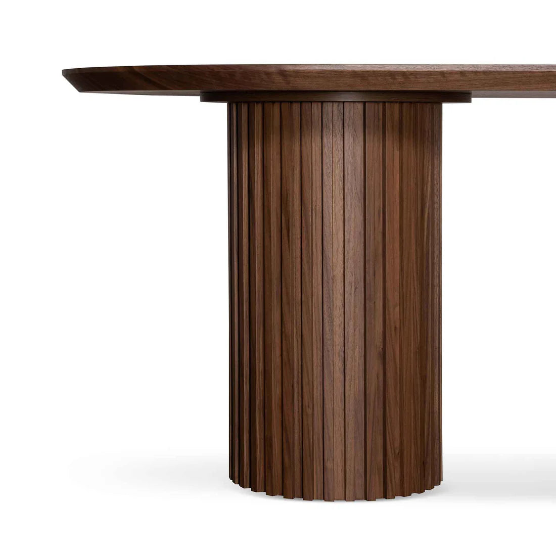 Martin 2.5m Wooden Dining Table - Walnut