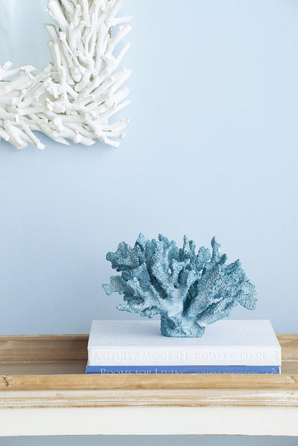 Faux Blue Coral 25 X 19 X 16.5cm