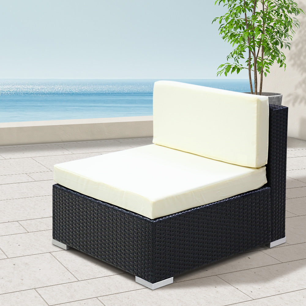 2PC Outdoor Rattan Wicker Sofa Set