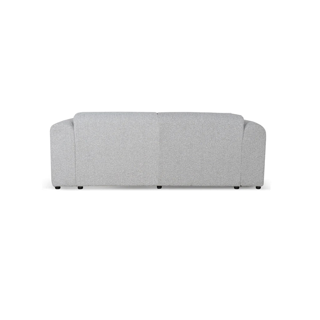 Alvin 3 Seater Sofa - Silver Grey Boucle