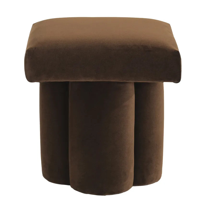 Ace Stool - Dark Chocolate Velvet