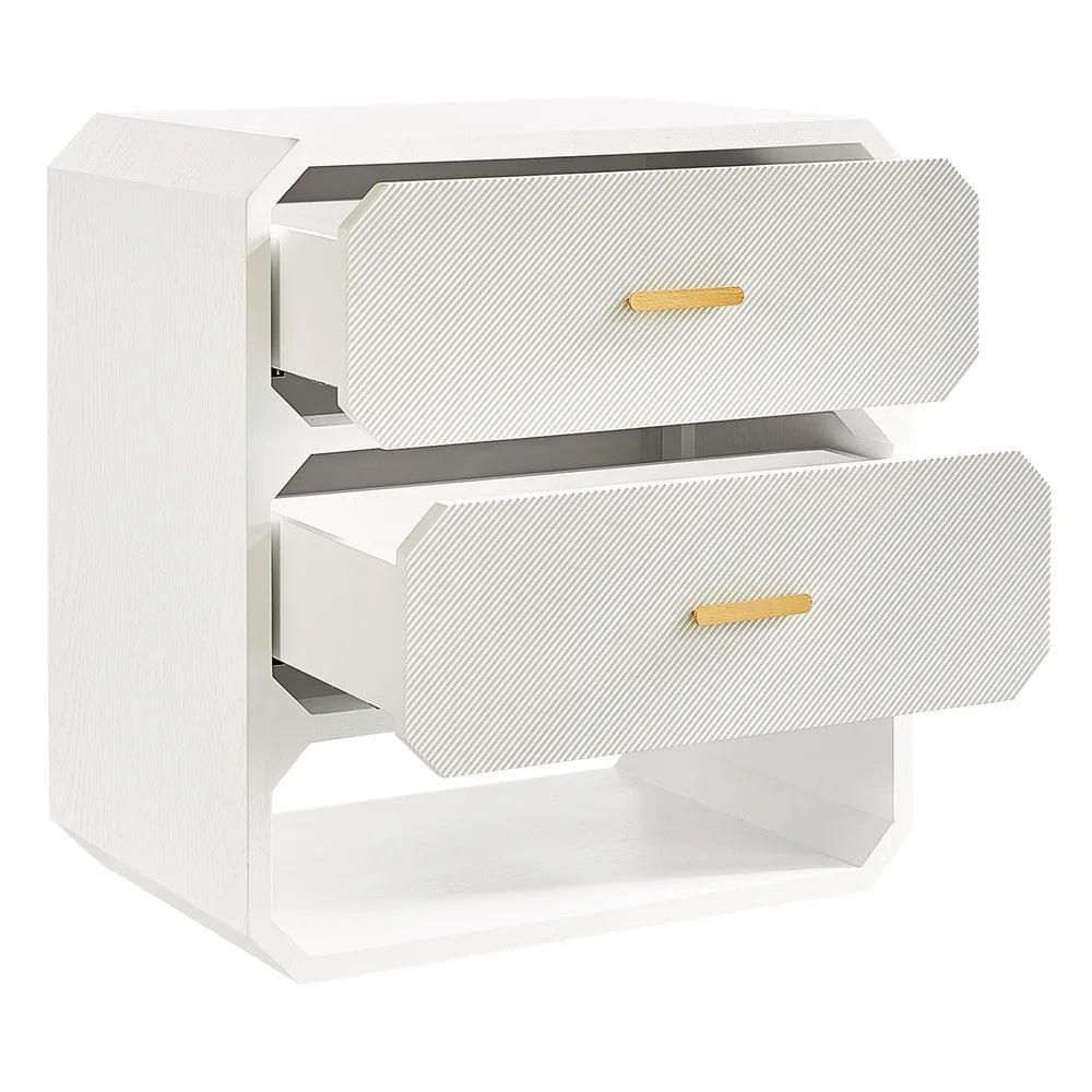 Anderson 2 Drawer Chest - White
