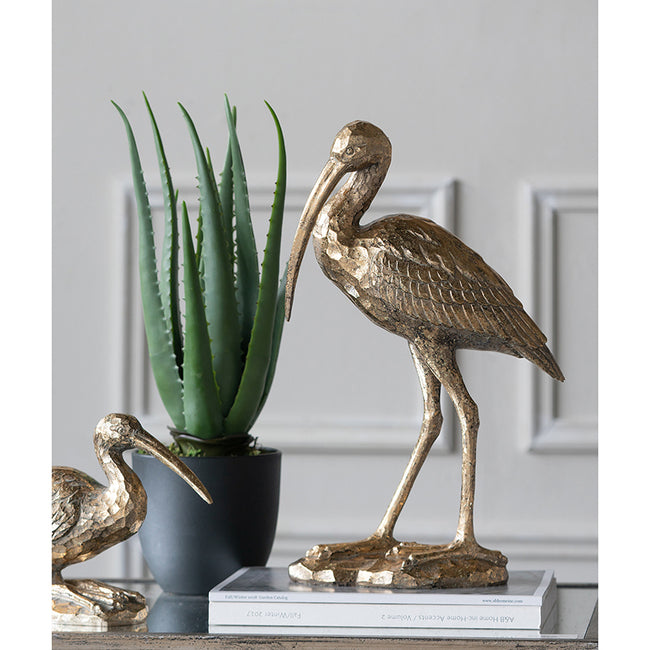 Standing Crane Figurine