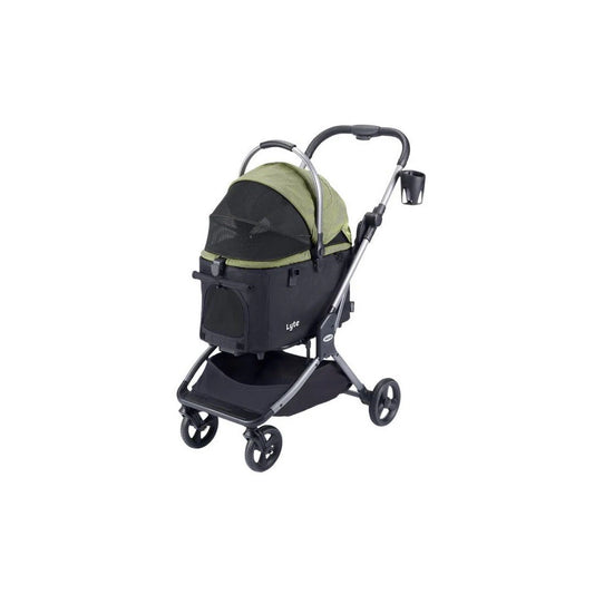 Ibiyaya’s Lyte 3-In-1 Medium Detachable Pet Stroller - Green