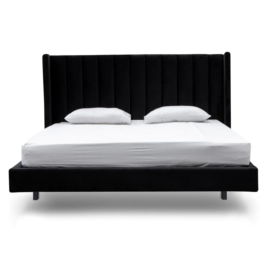 Rigel King Bed Frame - Black Velvet