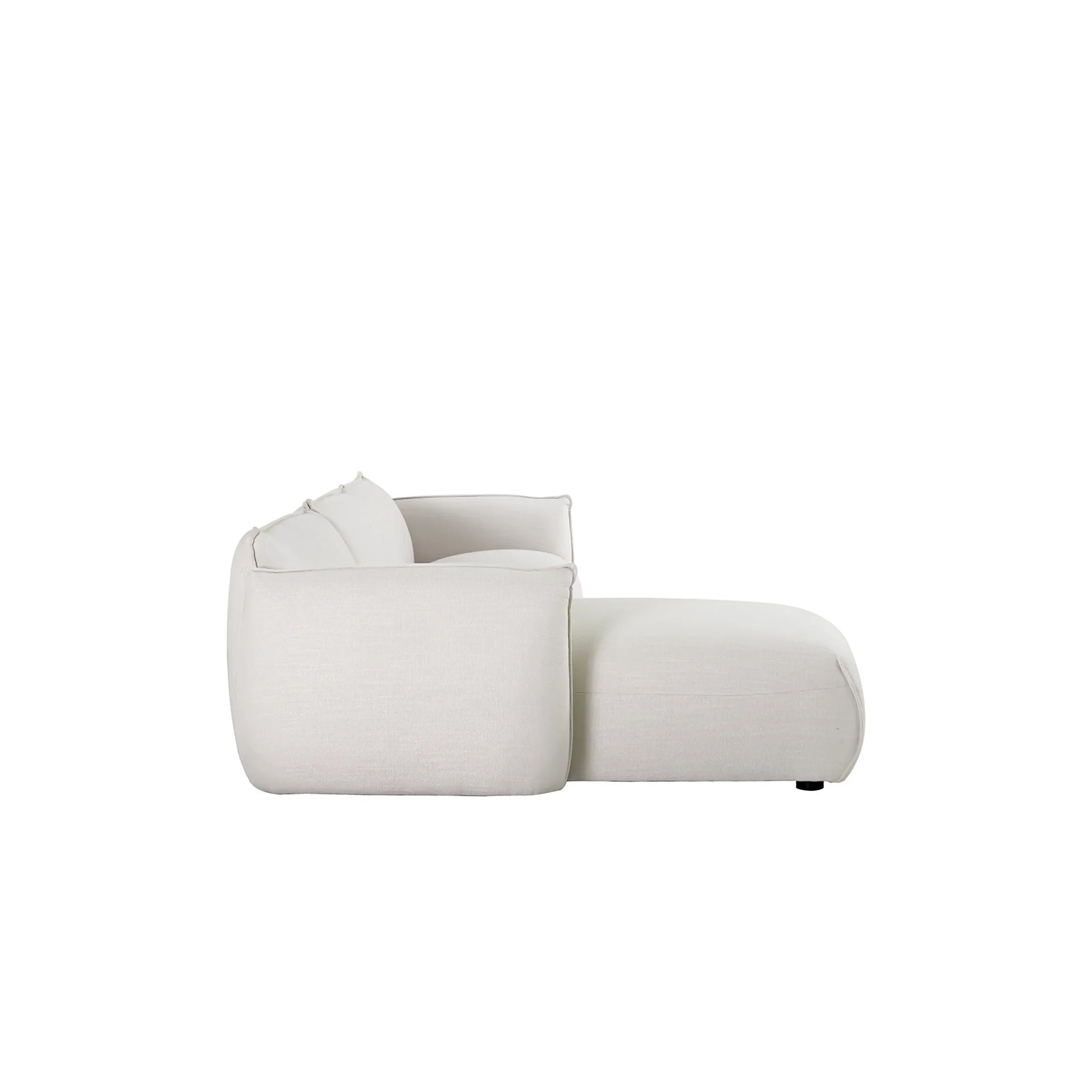 Glacier Bay 3 Seater Left Chaise Sofa - Beige