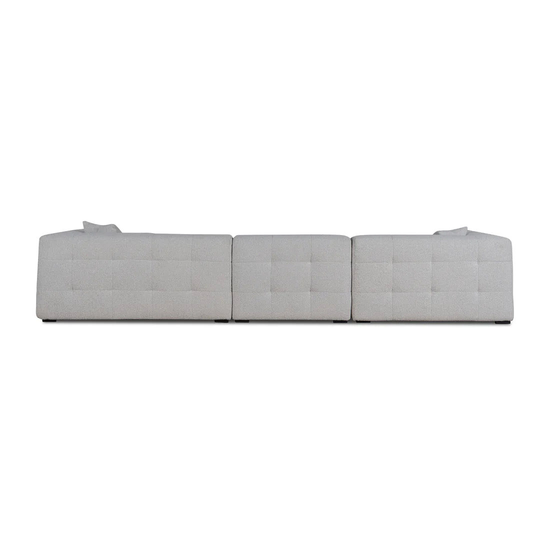Clara 4 Seater Left Chaise Sofa - Pearl Boucle