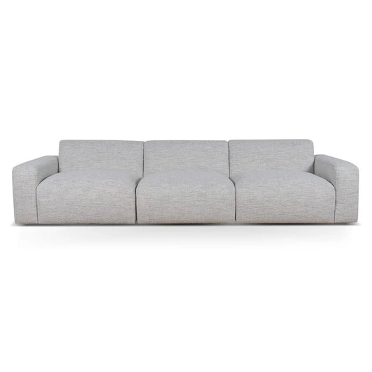 Ashley 4-Seater Fabric Sofa - Fog Grey