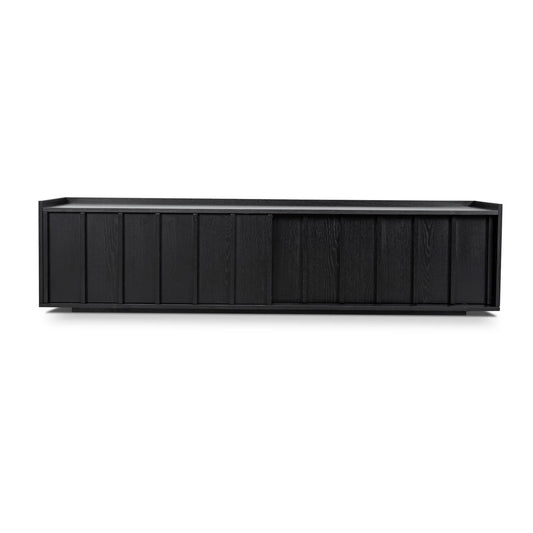 Horizon 2m TV Entertainment Unit - Black