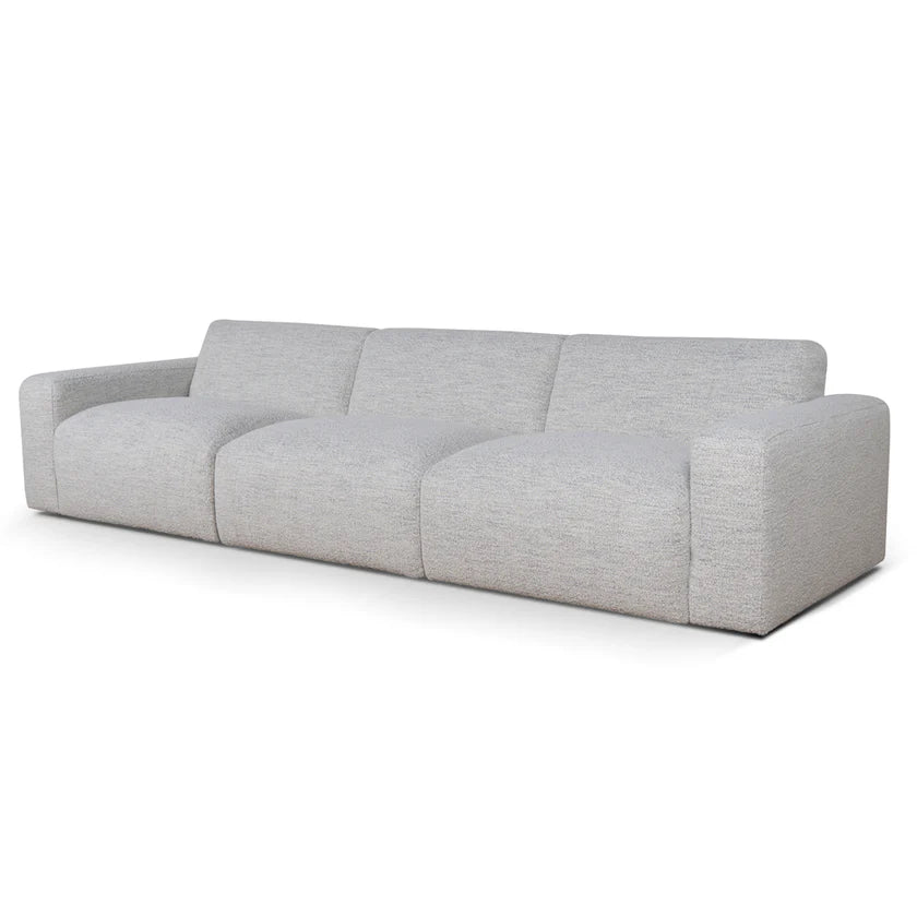 4-Seater Fabric Sofa - Fog Grey