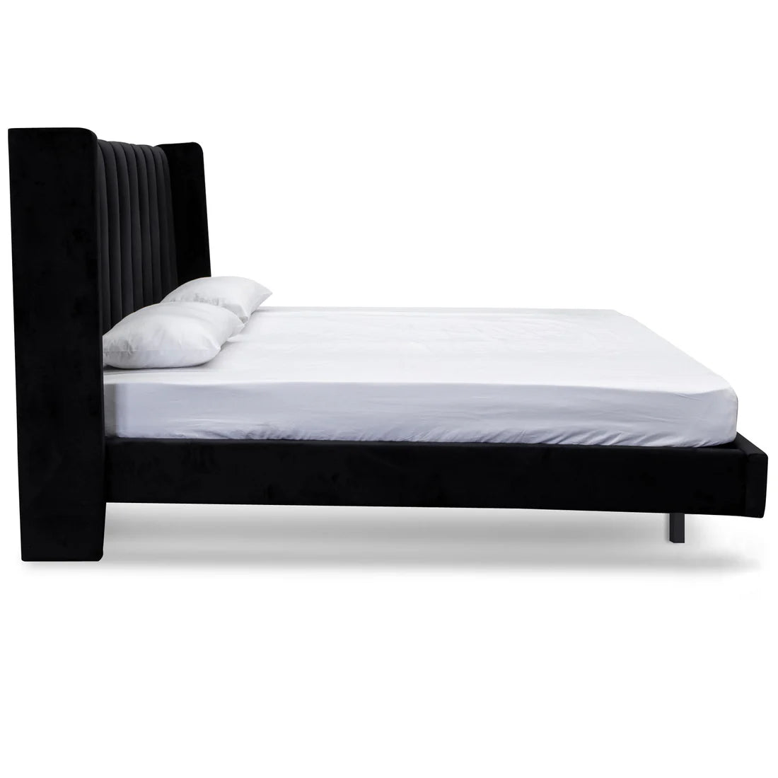 Rigel King Bed Frame - Black Velvet