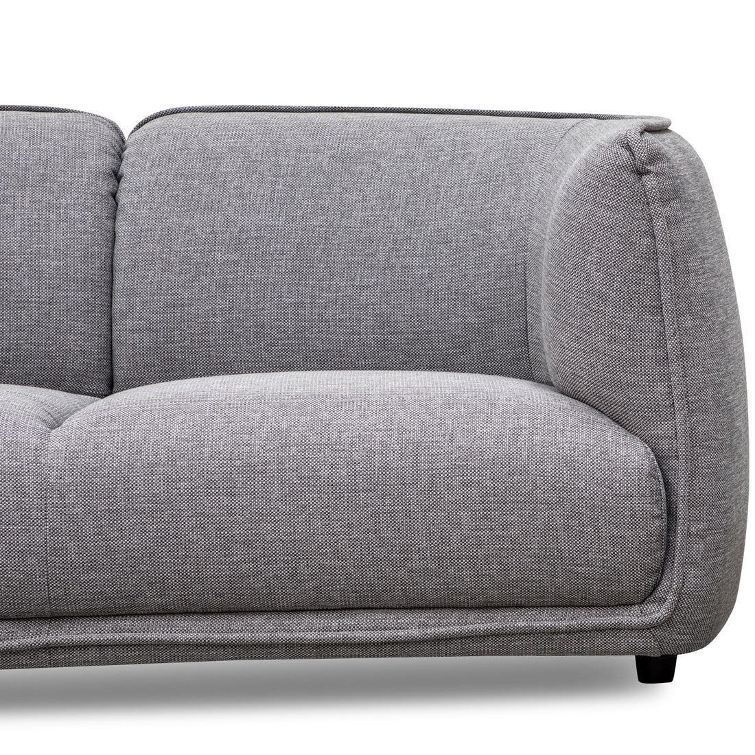 Michel 2 Seater Fabric Sofa- Graphite Grey