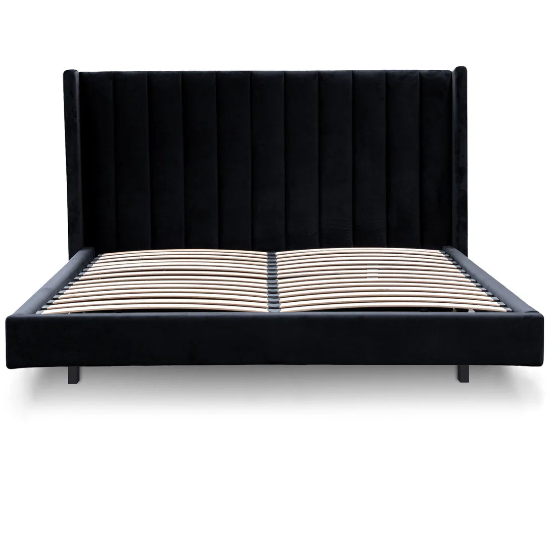 Rigel King Bed Frame - Black Velvet