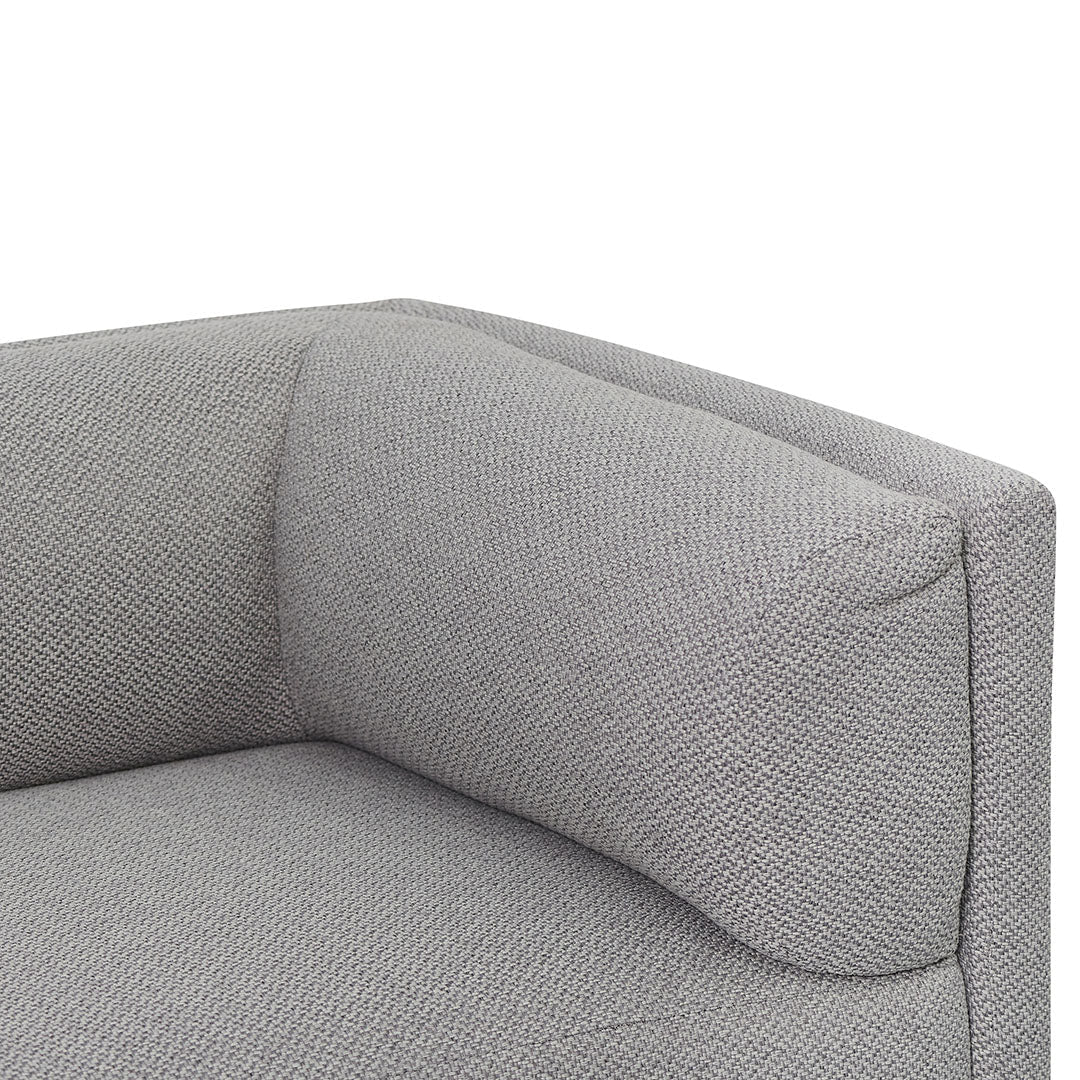 Zeus 4 Seater Fabric Sofa - Grey