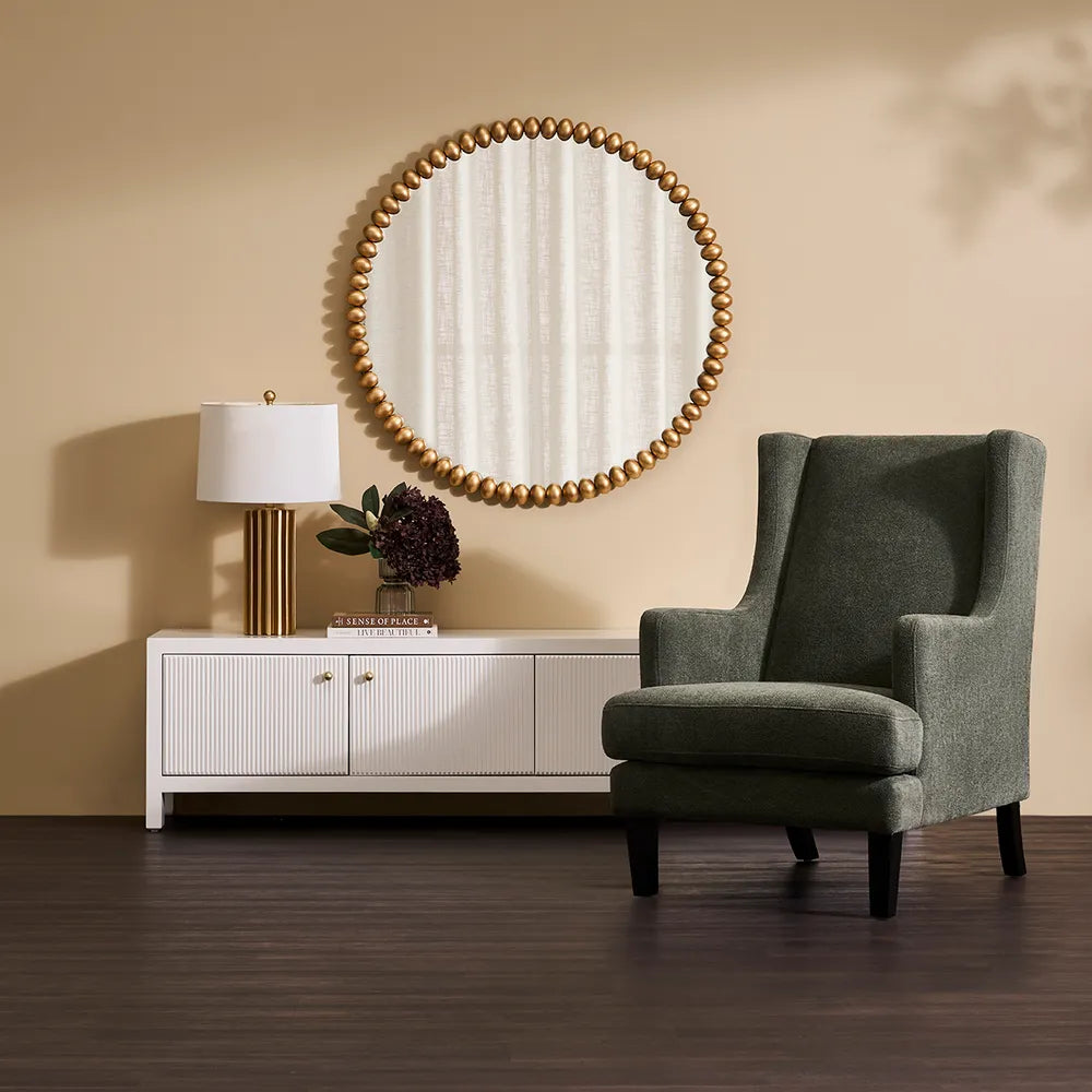 Gable Occasional Chair - Winter Moss Chenille