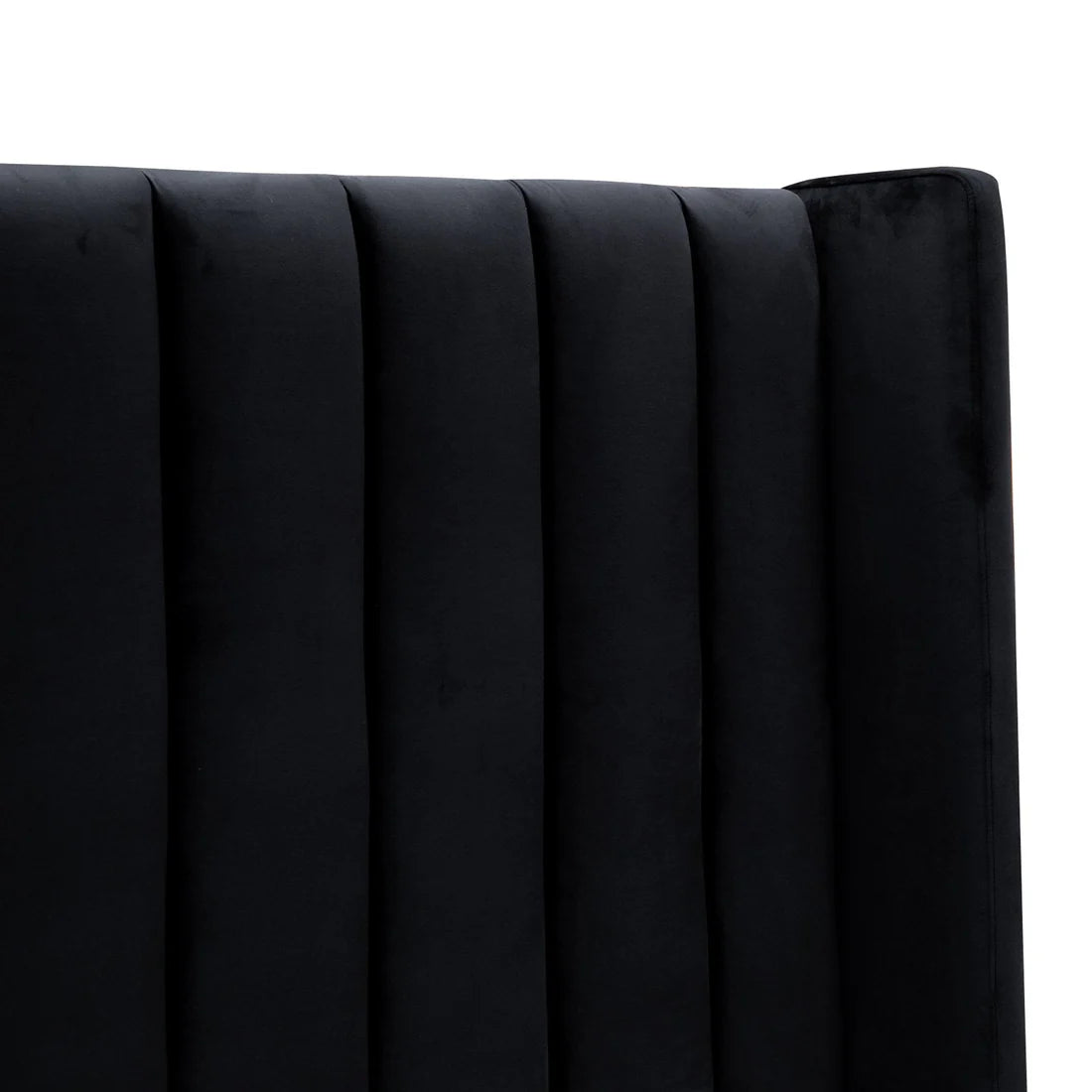 Rigel King Bed Frame - Black Velvet