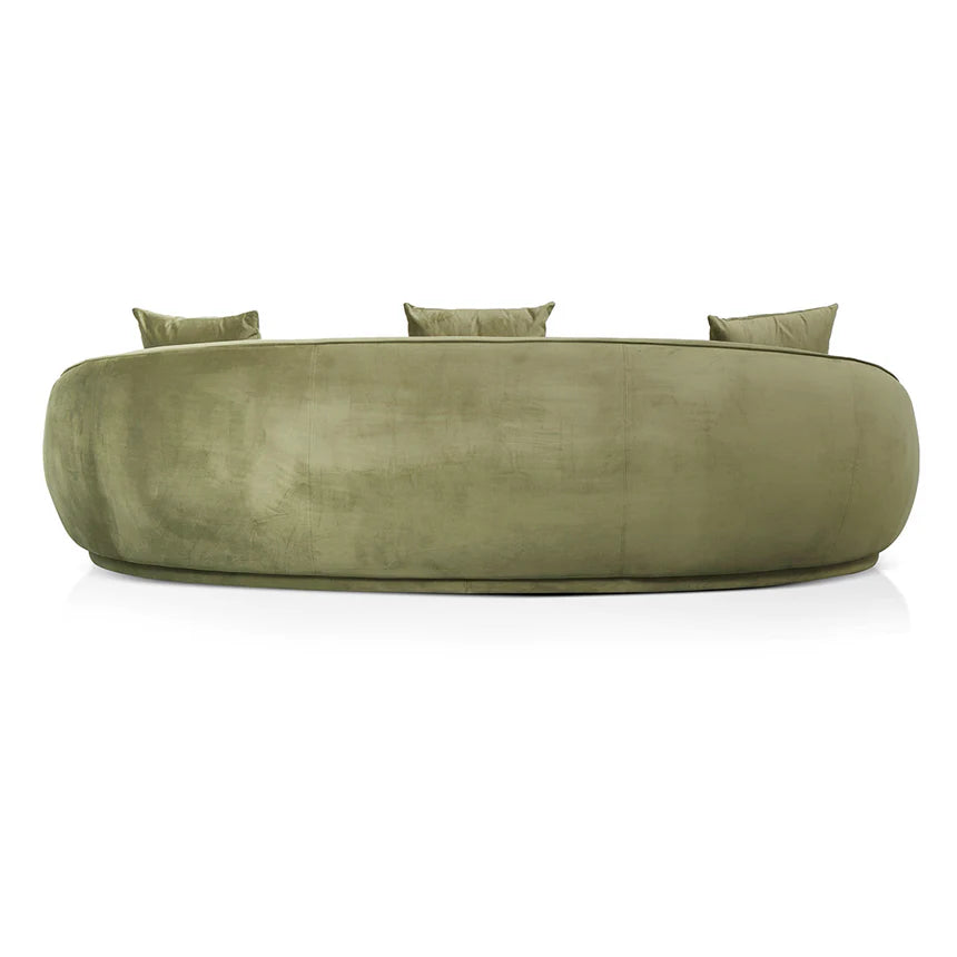 Sunset Vista 4 Seater Fabric Sofa - Sage