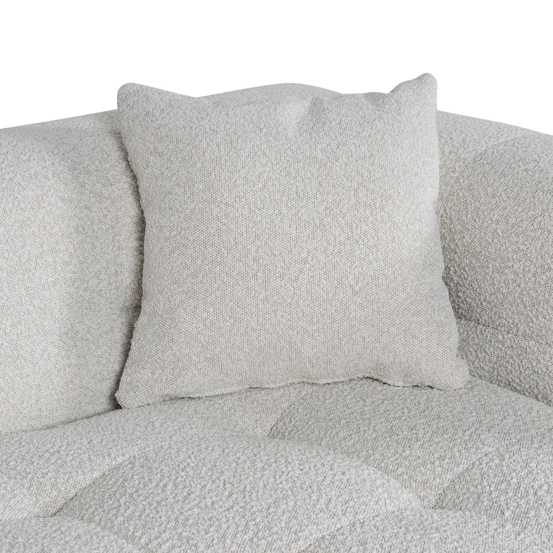 Clara 4 Seater Left Chaise Sofa - Pearl Boucle