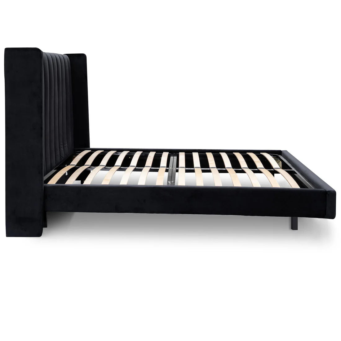 Rigel King Bed Frame - Black Velvet