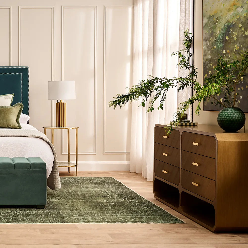 Gold Bedroom Drawer Chest