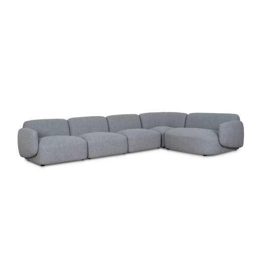 Nimbus Right Chaise Modular Sofa - Glacier Grey