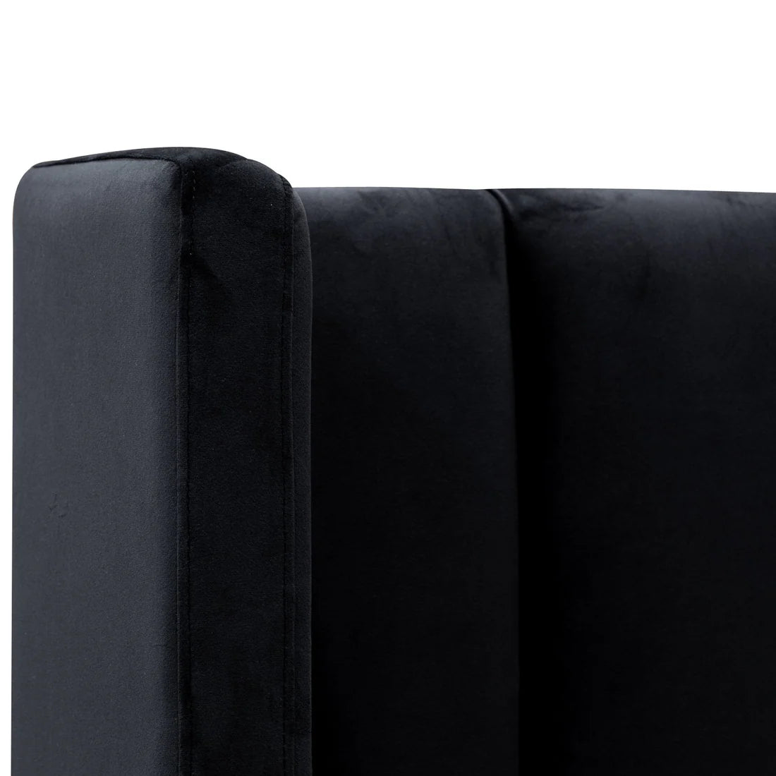 Rigel King Bed Frame - Black Velvet
