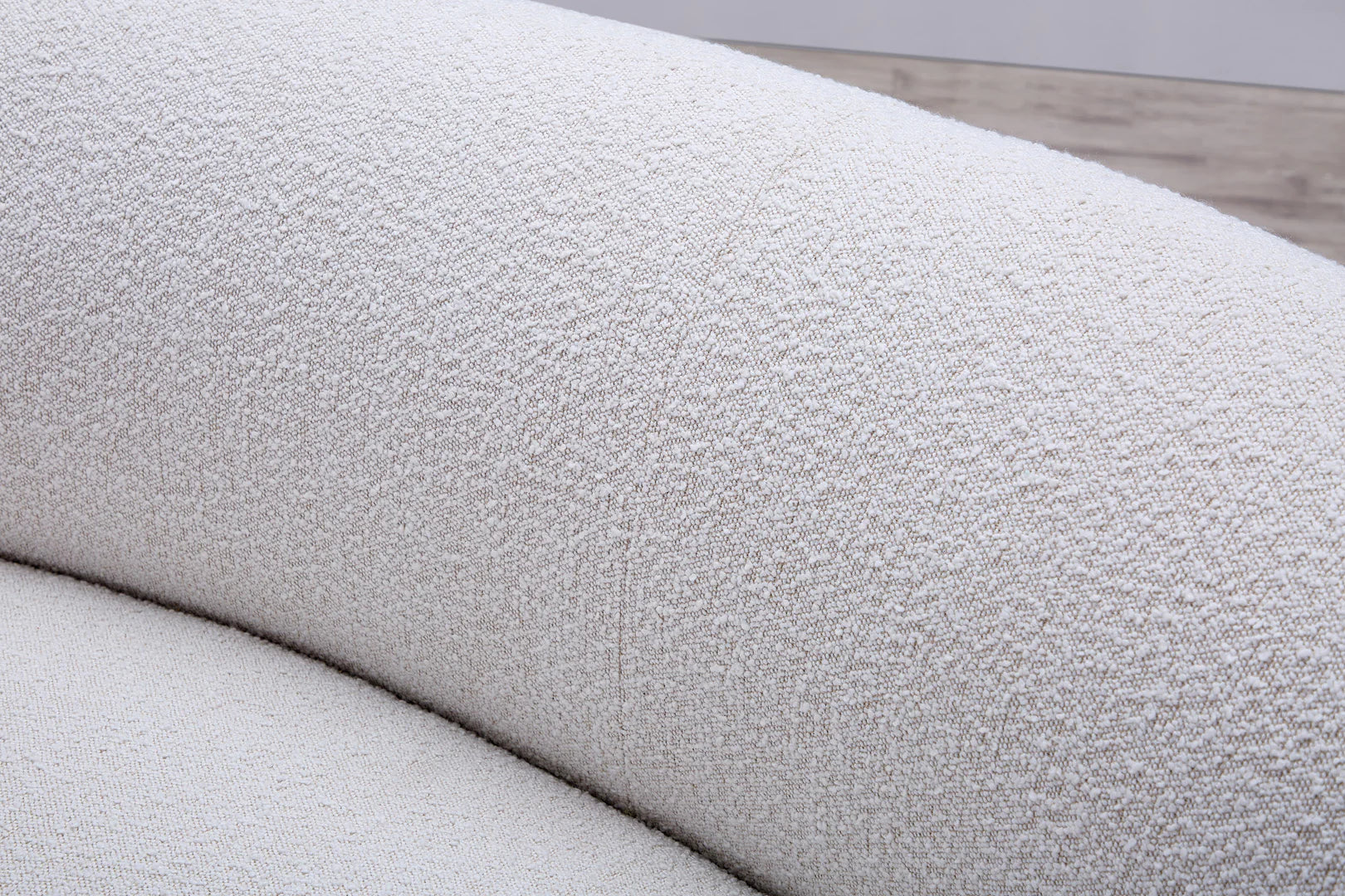 Curvo 3 Seater Boucle Sofa - Premium Ivory