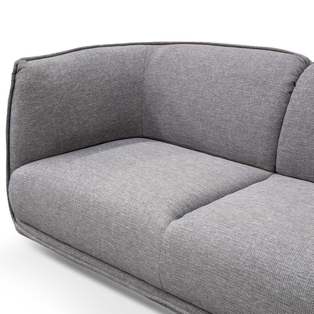 Michel 2 Seater Fabric Sofa- Graphite Grey