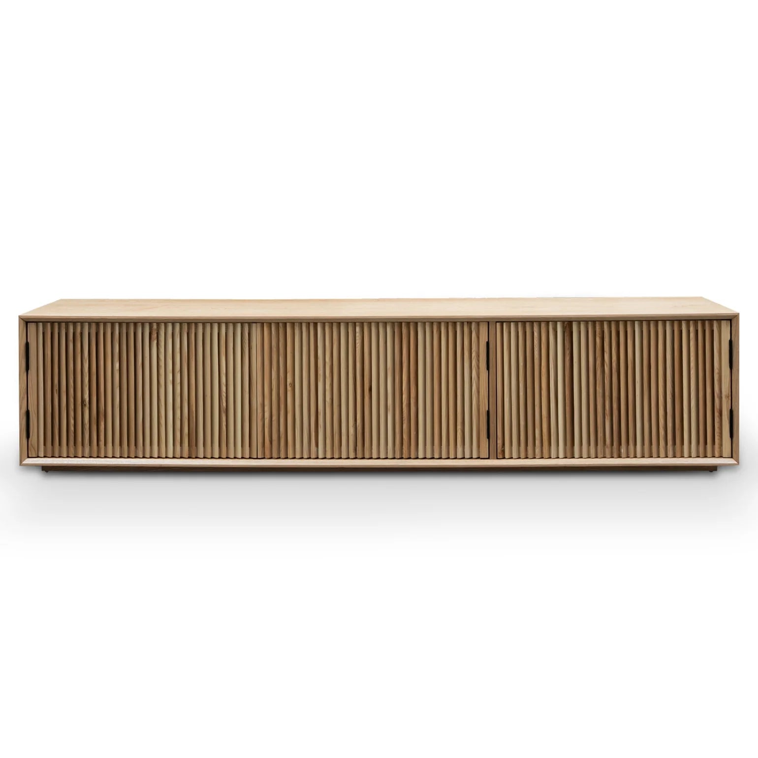 Natural Ash Veneer 2m Entertainment TV Unit 