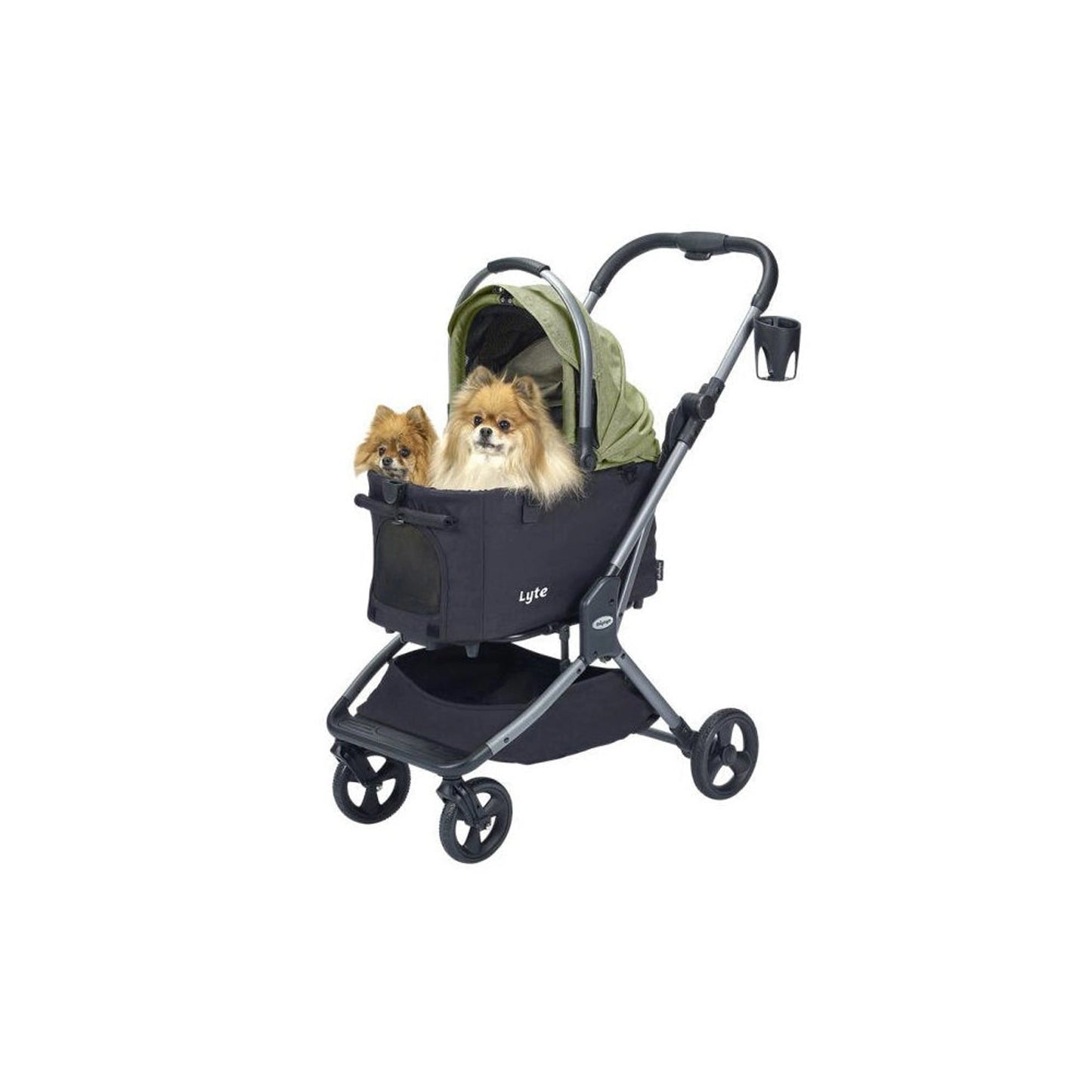 Ibiyaya’s Lyte 3-In-1 Medium Detachable Pet Stroller - Green