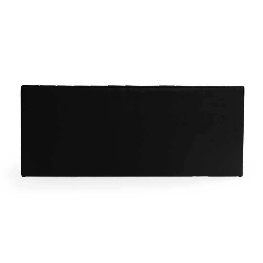 Vega Black Velvet King Bed Frame with Storage